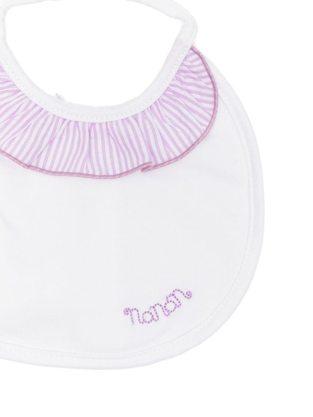 Bavaglia in cotone con profili a righe E26478 LILLA NANAN KIDS