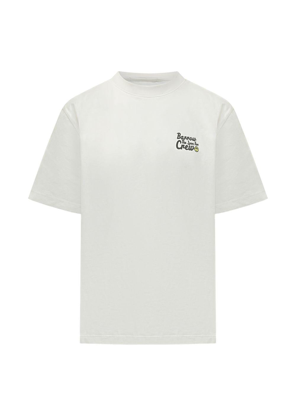 T-shirt girocollo con logo S6BWUATH077 412 BARROW