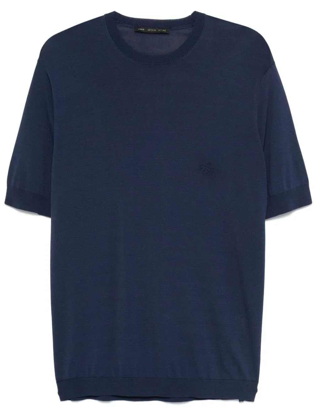 maglioncino k186 blu mezze maniche - Preludio Moda