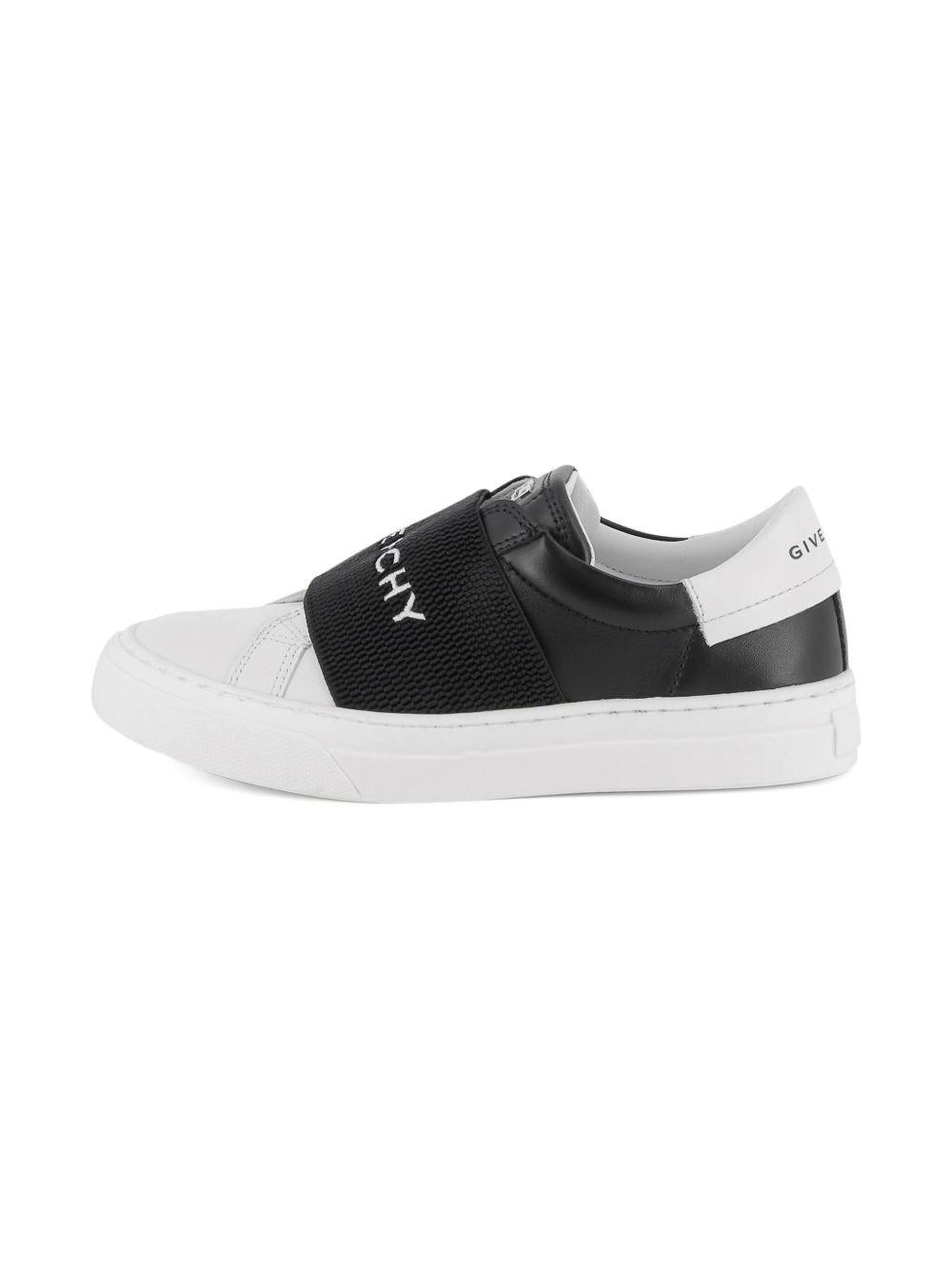 Sneakers Senza Lacci con Inserti a Contrasto H30910 09B GIVENCHY KIDS