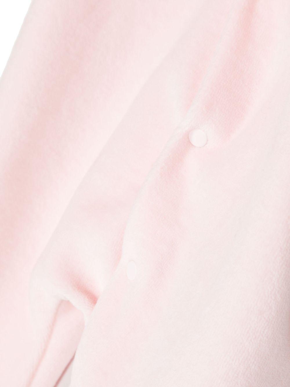 Tutina Neonata Rosa con colletto ricamato - Preludio Moda