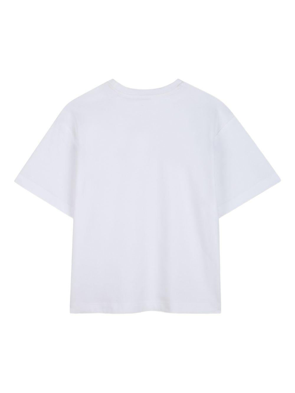 T-shirt con logo a contrasto W60766 10P MARC JACOBS KIDS
