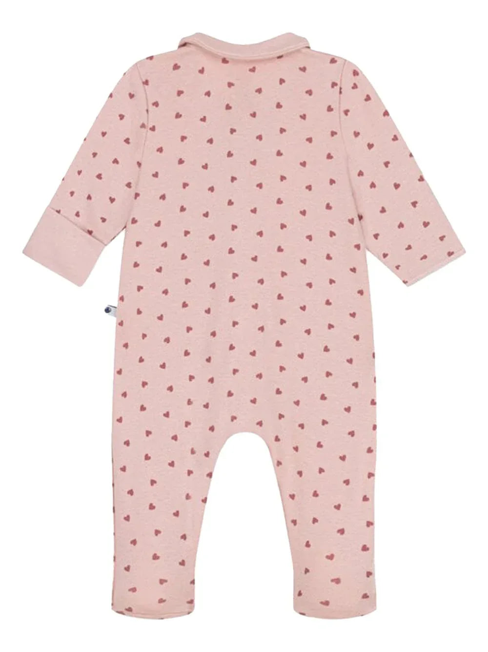 Tutina rosa cipria cuori all-over - Preludio Moda