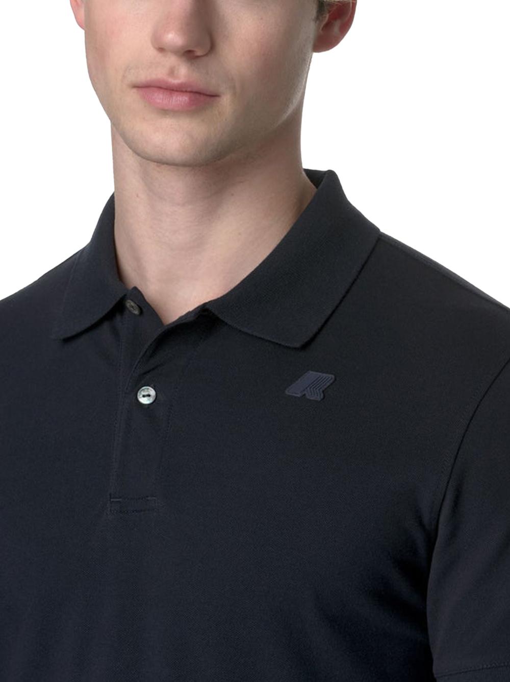 Polo amedee pique blu