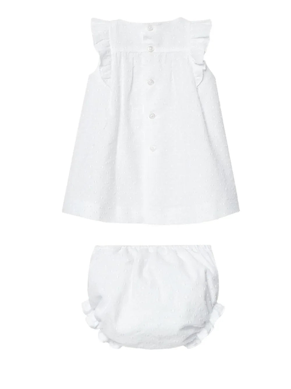 Completo bianco neonata (2pz) - Preludio Moda