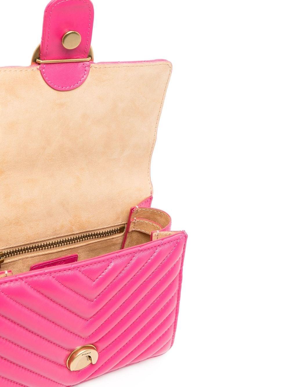 Borsa Mini Trapuntata con Fibbia Love Birds 100071A0GK N17Q PINKO