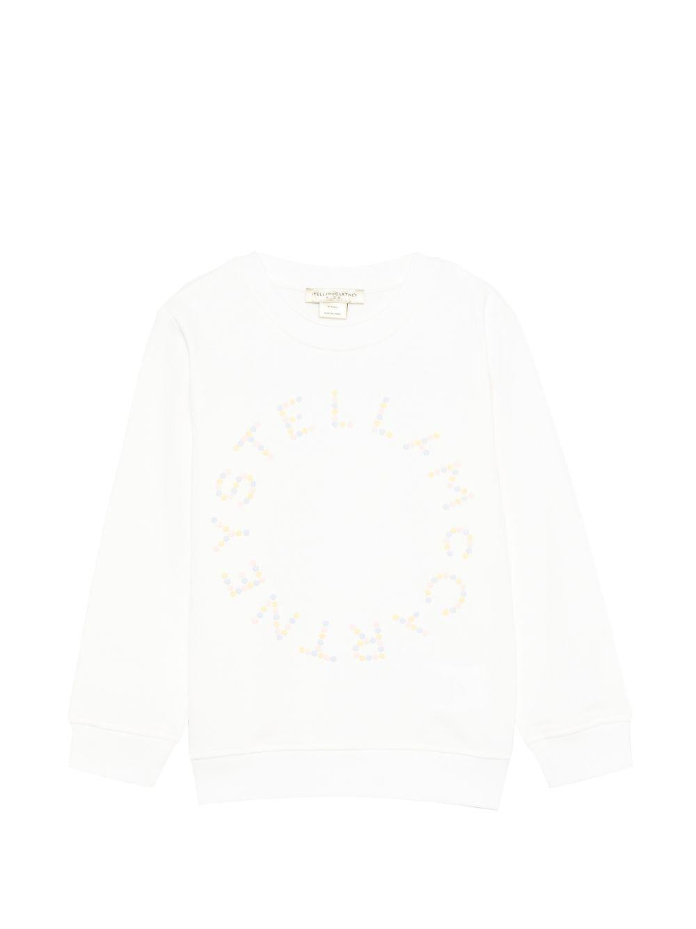 Felpa in cotone girocollo TY4C10Z3409 101 STELLA MCCARTNEY KIDS