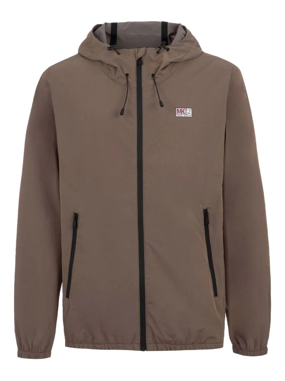 Giacca a vento Solaro verde kaki - Preludio Moda