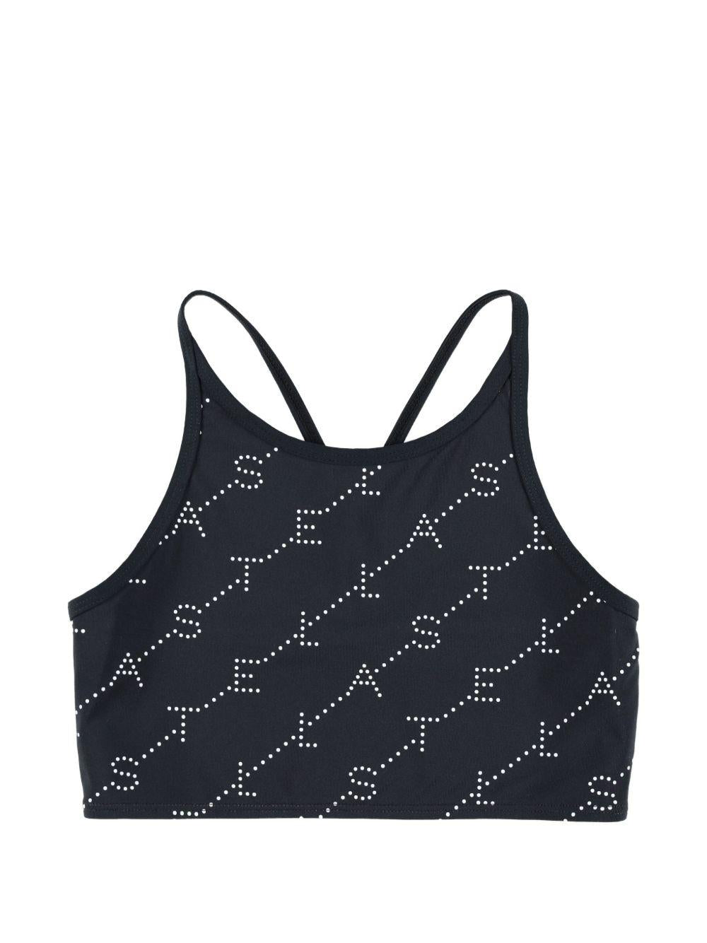 Top sportivo con borchie a X TY8C12Z3479 930BC STELLA MCCARTNEY KIDS