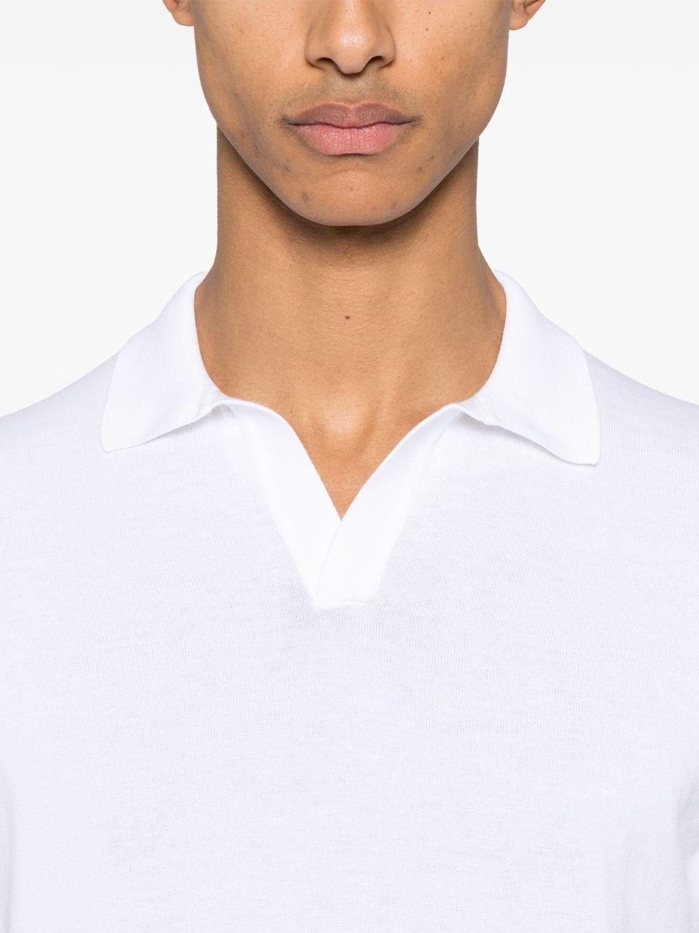 Polo Keith in maglia bianca KEITHGSE2501 002 TAGLIATORE