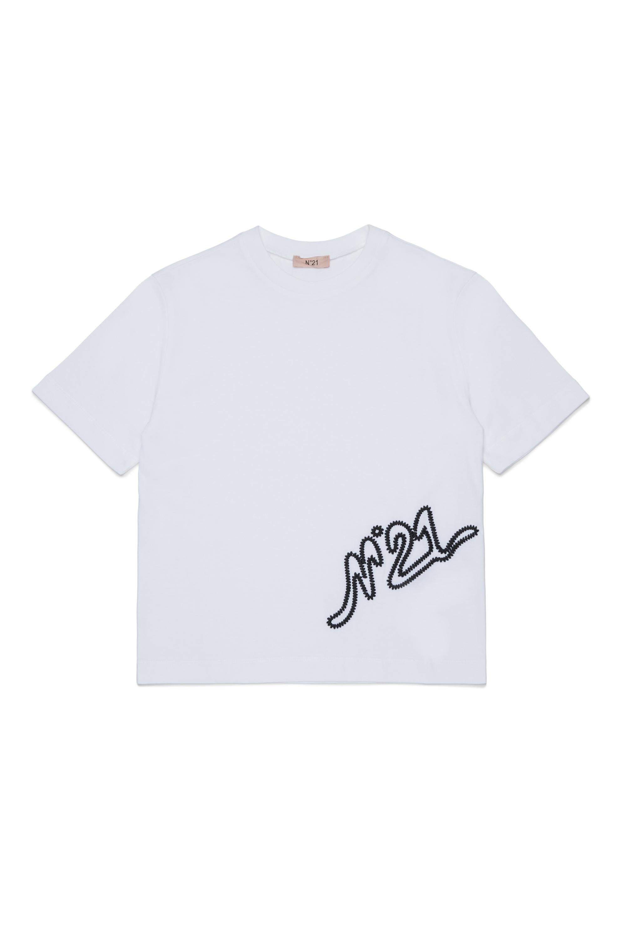 T-shirt Bianco N210F6N0199 0N100 N21 KIDS