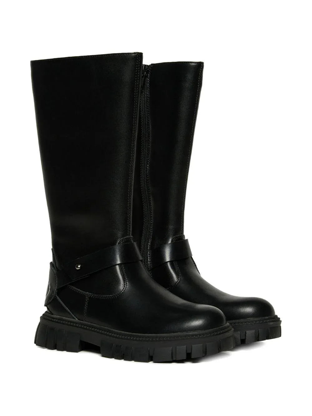 Stivali D-Hammer con Zip Laterale e Suola Antiscivolo - Preludio Moda