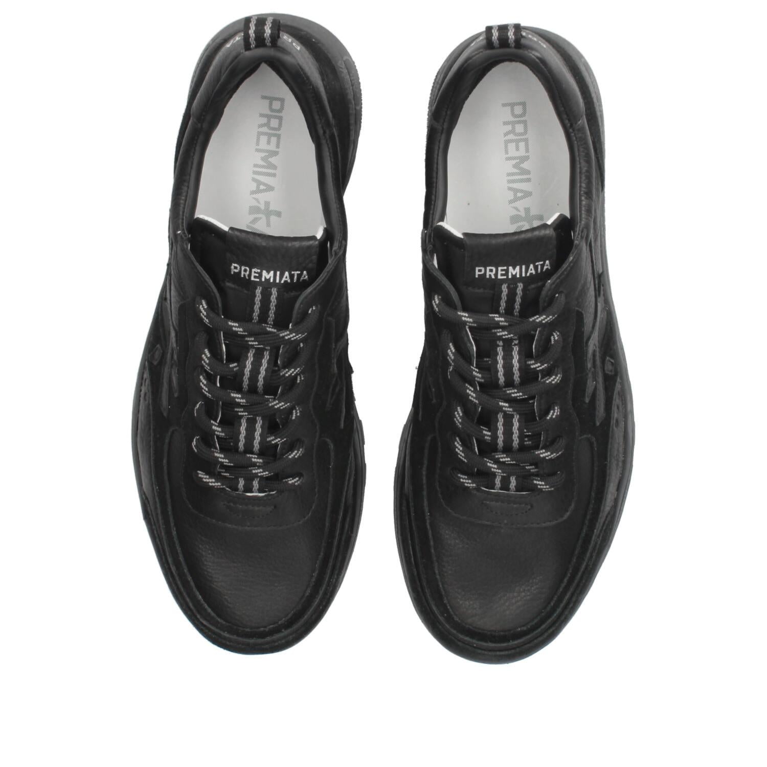 Sneakers Nous in Pelle Nera NOUS 7732 PREMIATA