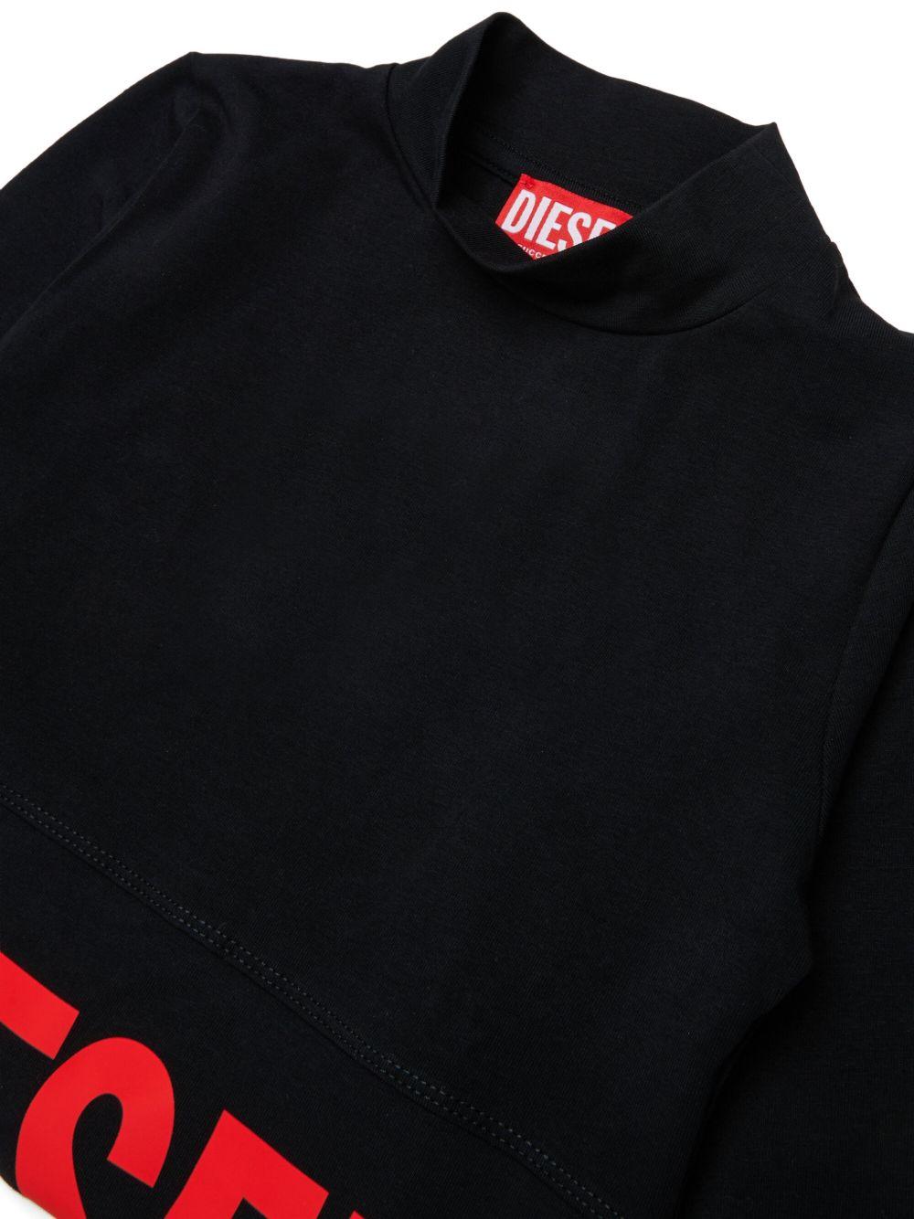 T-shirt Nero J02935KYA0L K900 DIESEL KIDS