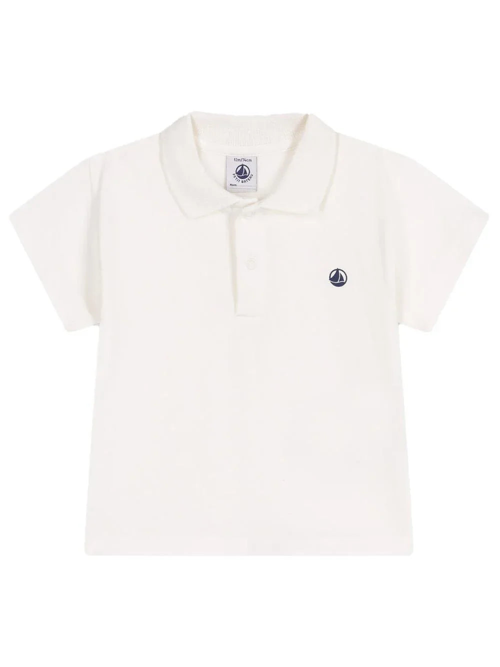 Polo bianca mini logo petto - Preludio Moda