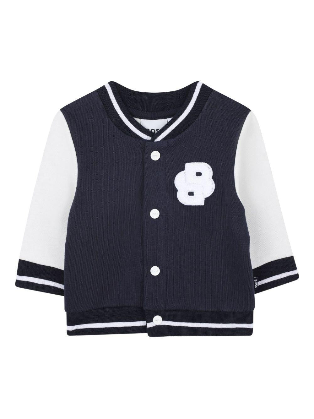 Tuta Sportiva in Cotone Biologico J52537 849 BOSS KIDS