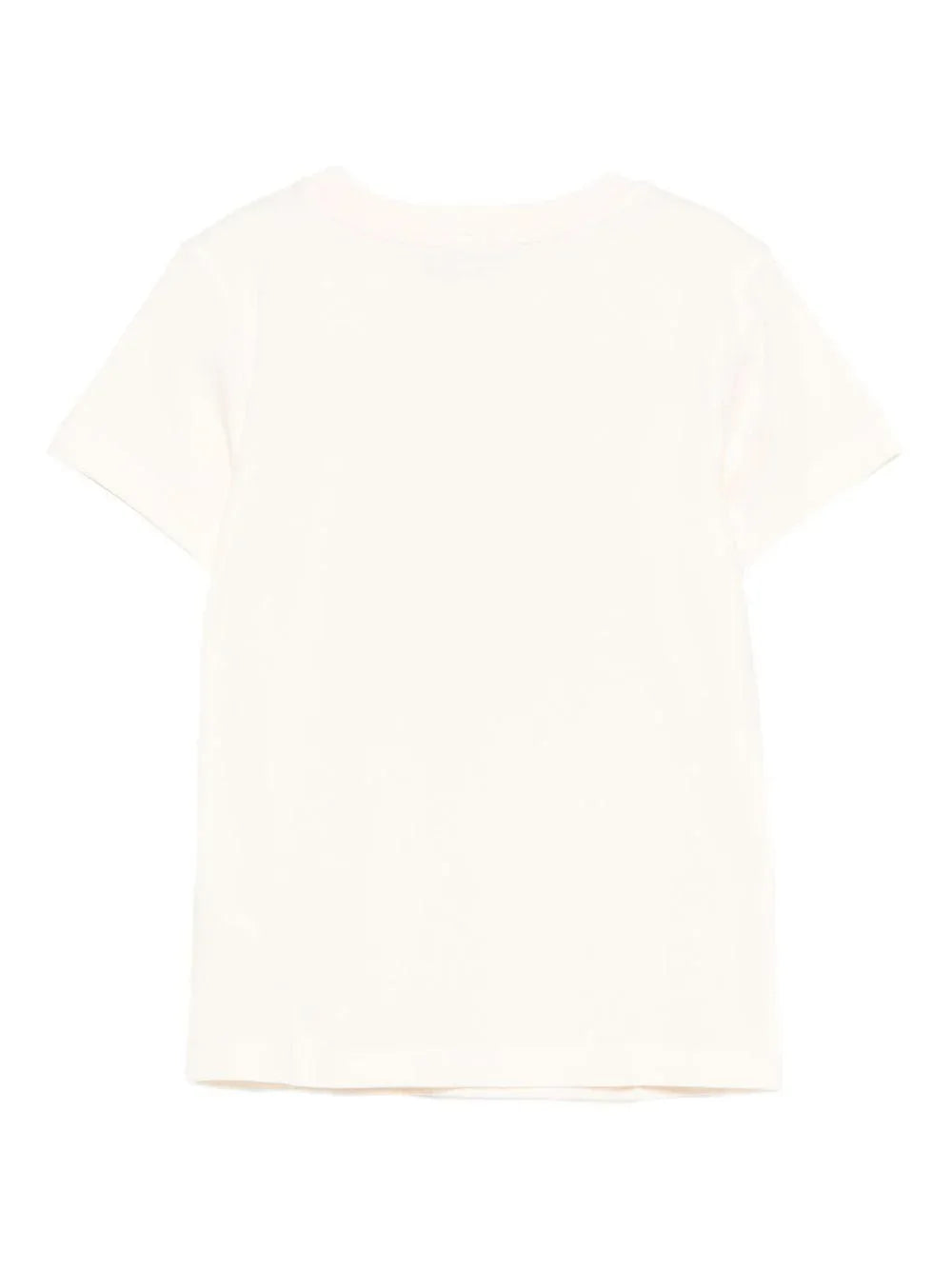 T-shirt Beige Maniche Corte con Stampa Teddy Bear - Preludio Moda