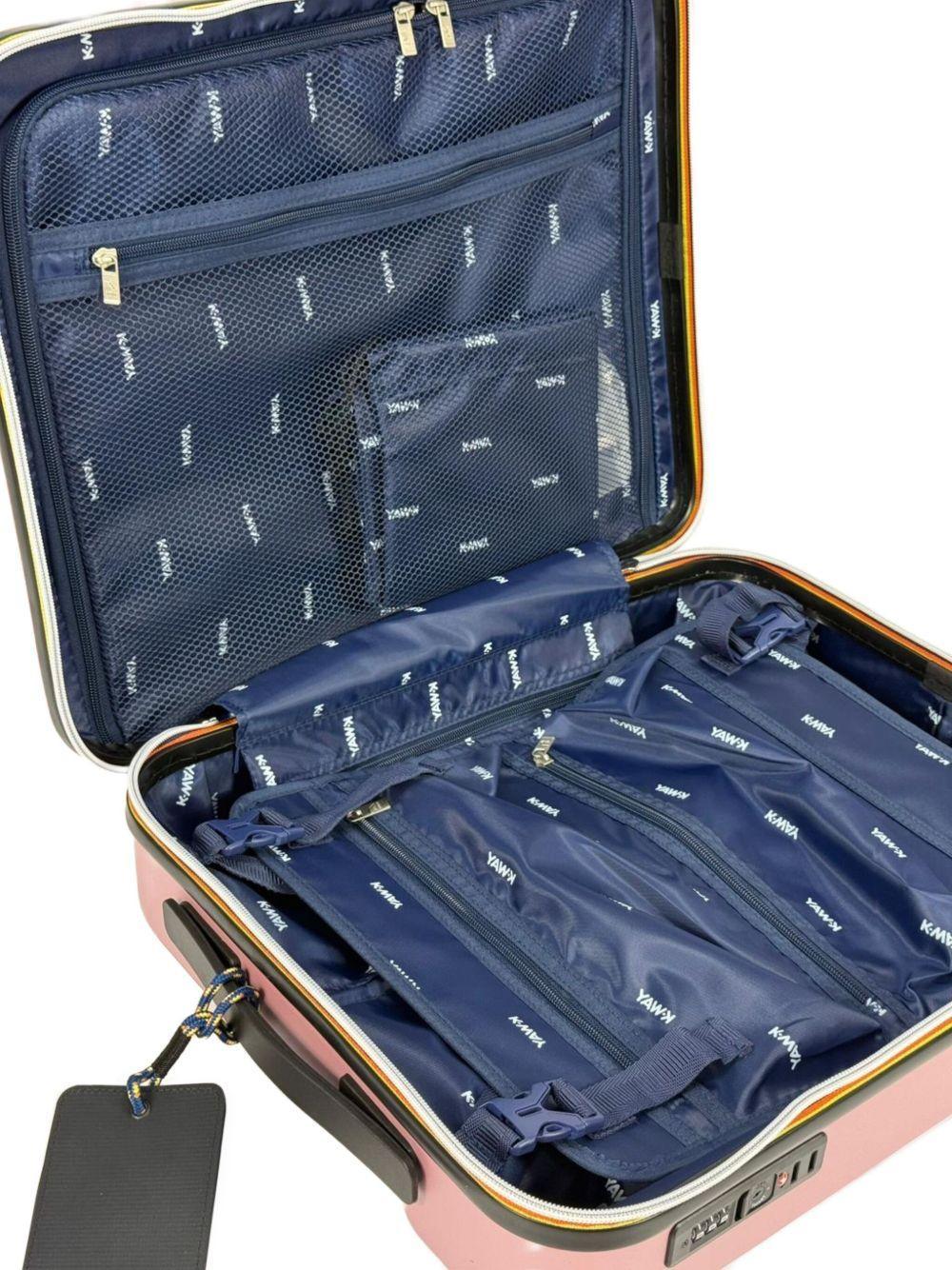 Valigia con Logo Goffrato e Chiusura a Combinazione - Preludio Moda