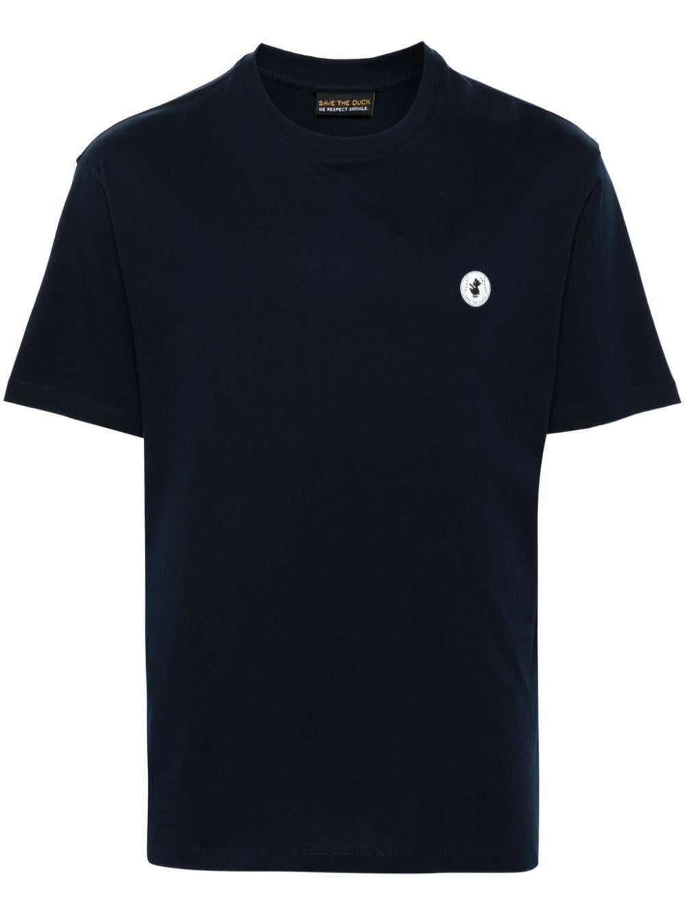 T-shirt Caius blu notte DT1709MBESY18 90000 SAVE THE DUCK