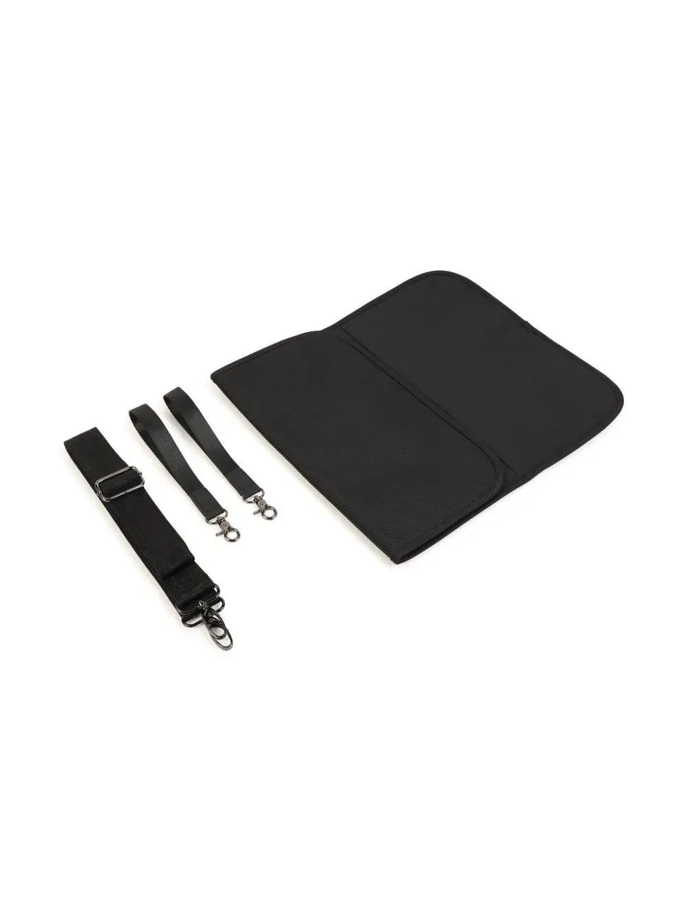 Borsa Mamma nera con fasce logate - Preludio Moda