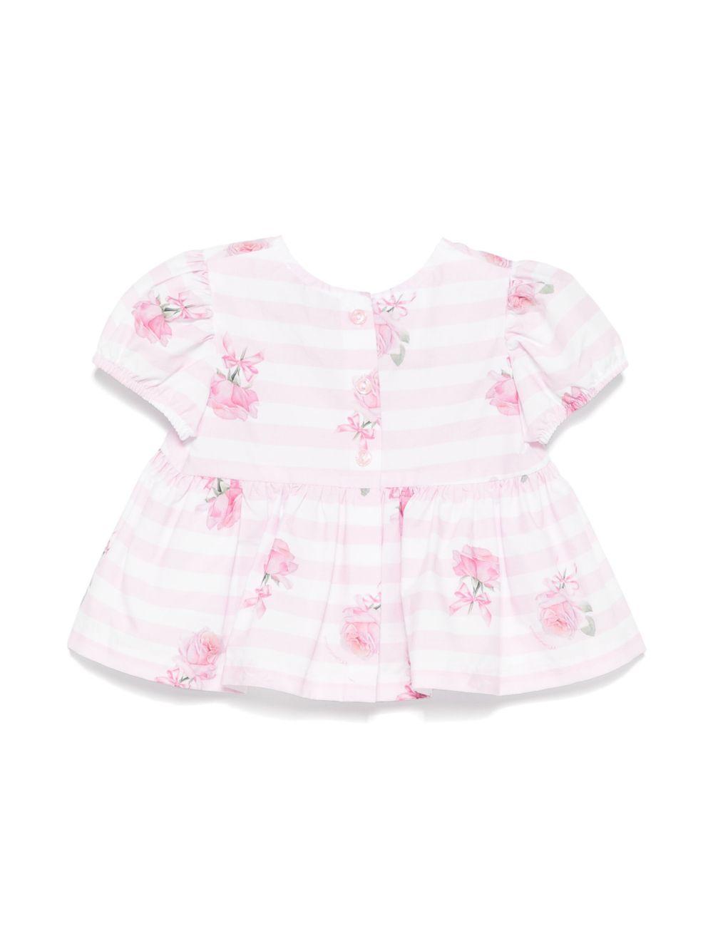 Blusa rastellato con fiori