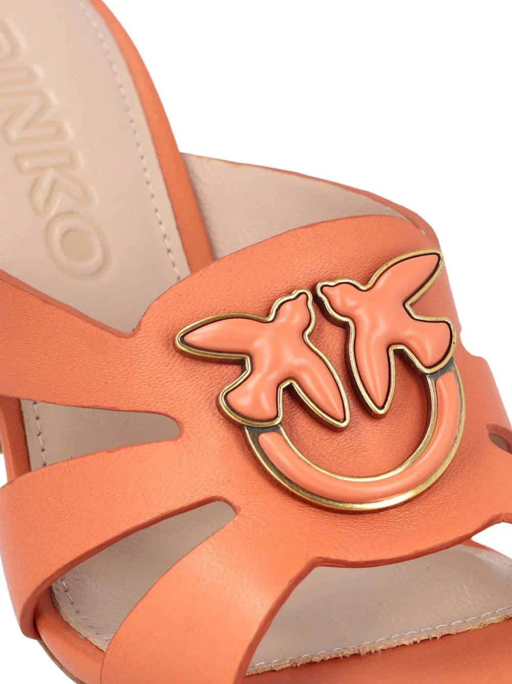 Sandalo lisa 04 arancione fard - Preludio Moda