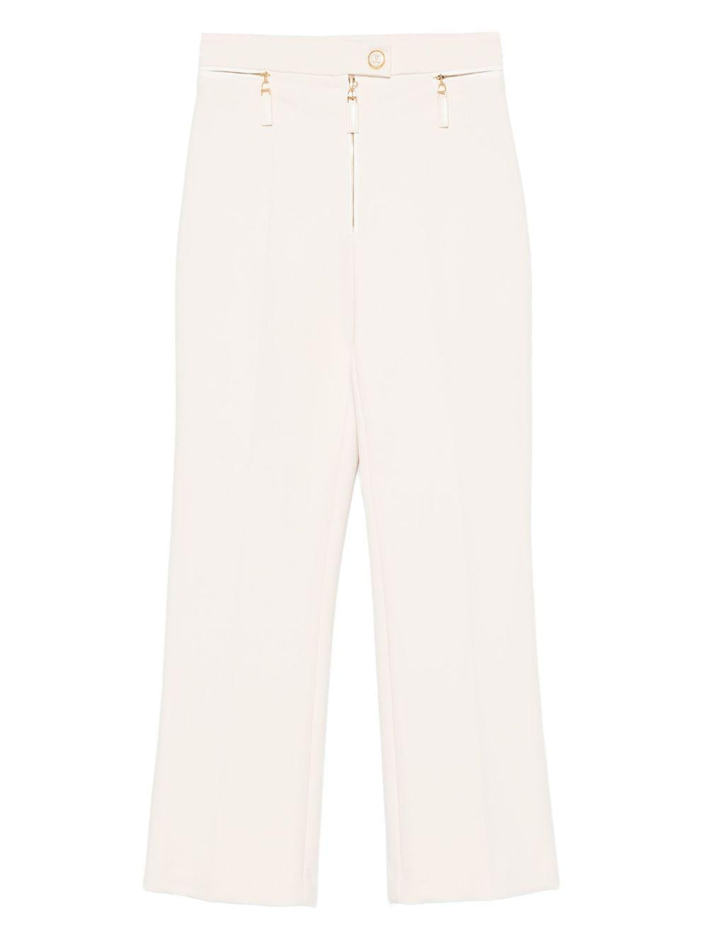 Pantaloni a Taglio Dritto con Zip PA10856E2 DZ9 ELISABETTA FRANCHI