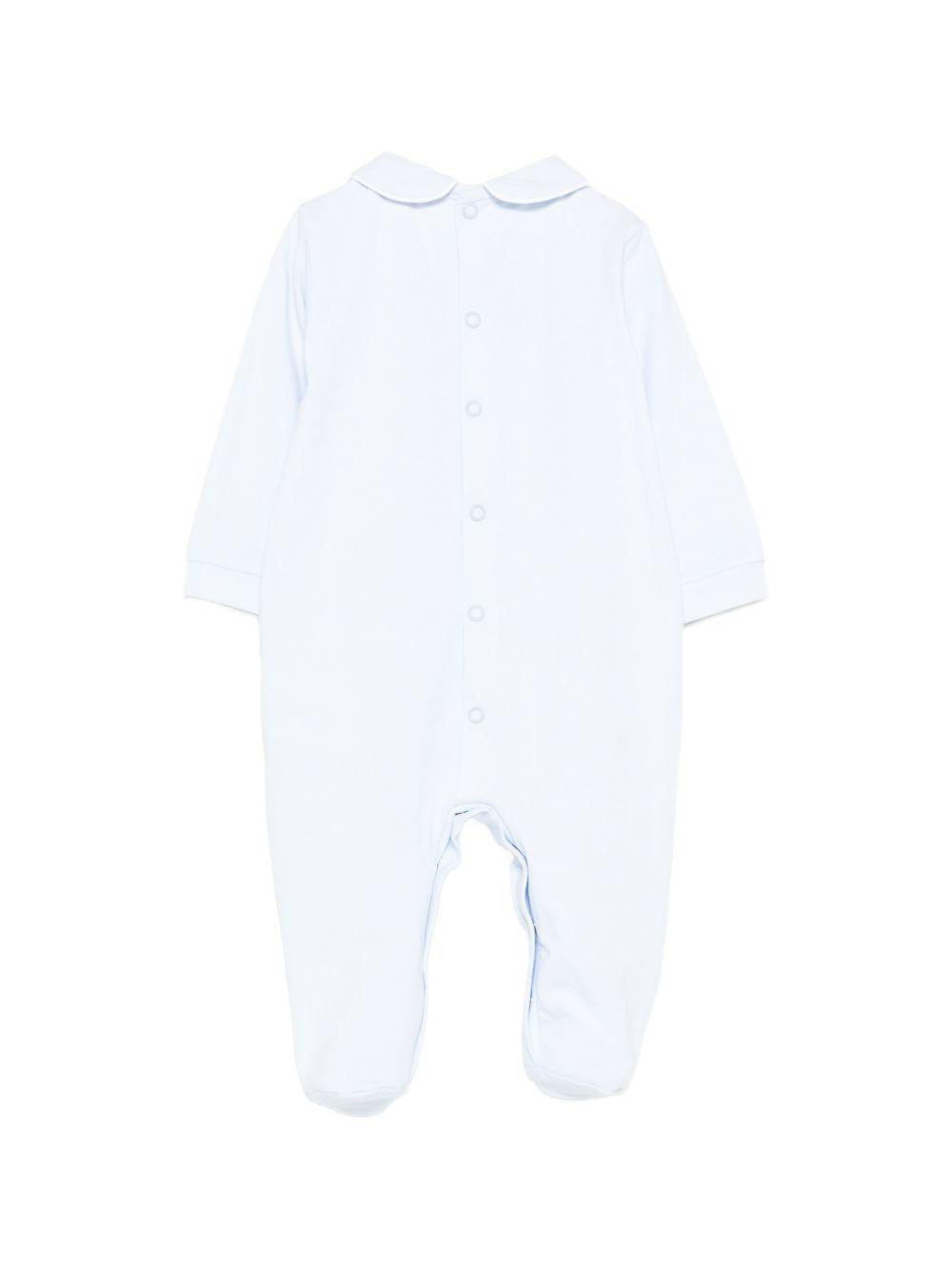 Tutina in cotone con piedini E26010 AZZURRO NANAN KIDS