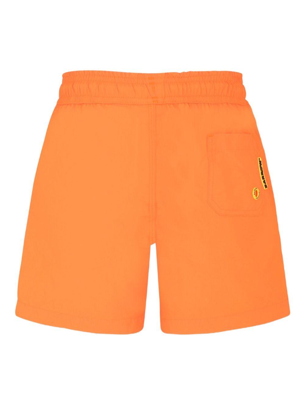 Costume boxer logo laterale arancione