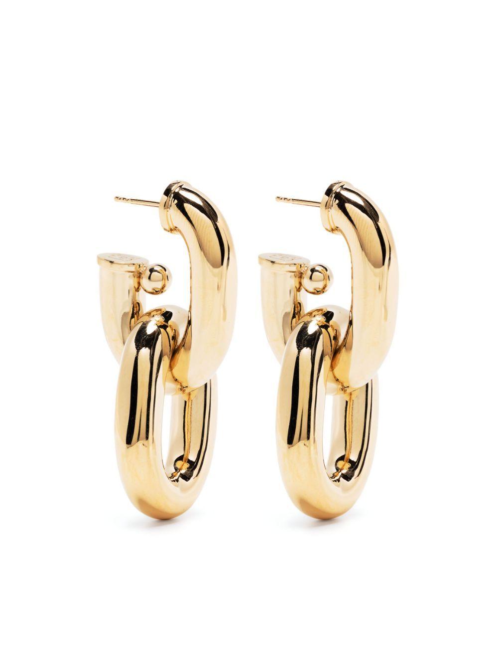 Orecchini pendenti catena oro 20PBB0024MET077 P710 RABANNE