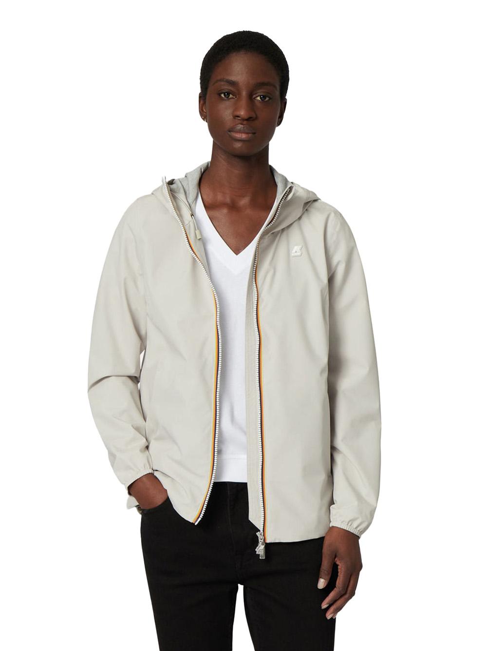 Giubbino marguerite stretch poly jersey beige