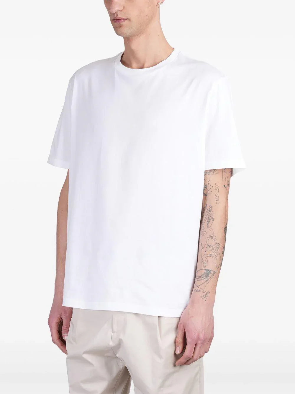 T-shirt B240 bianca basic oversize - Preludio Moda