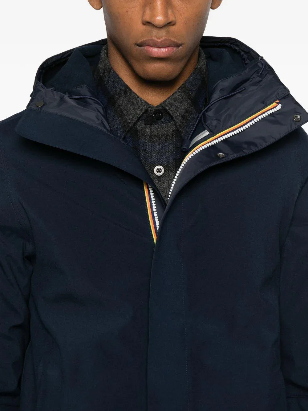 Giubbino Thomas blu con cappuccio - Preludio Moda