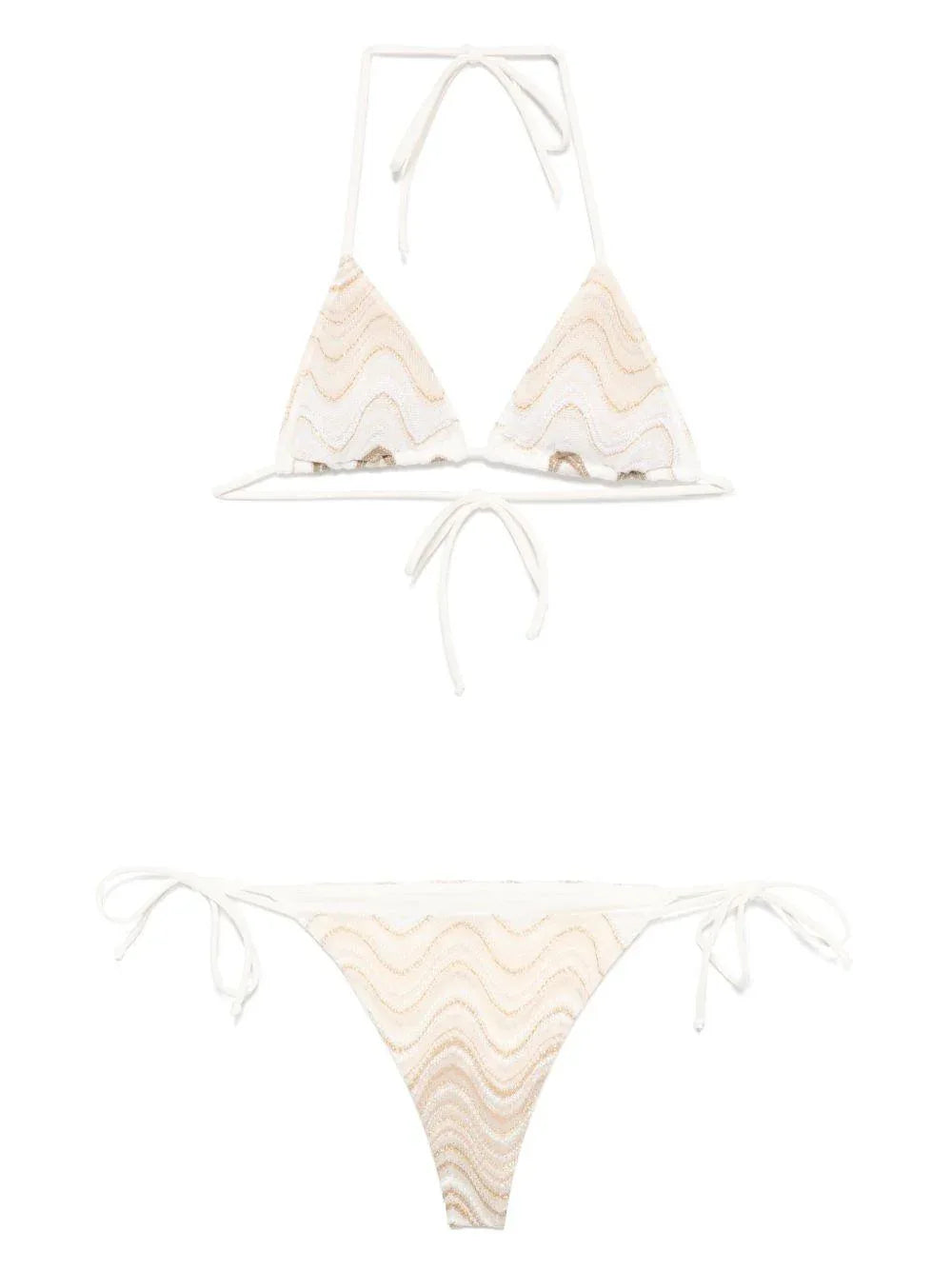 Costume marielle+ leah beige fantasia chevron - Preludio Moda