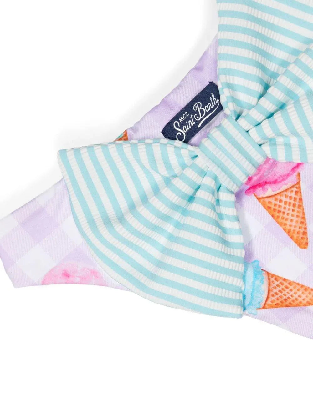 COSTUME SLIP madame LUREX VERDE/ROSA - Preludio Moda