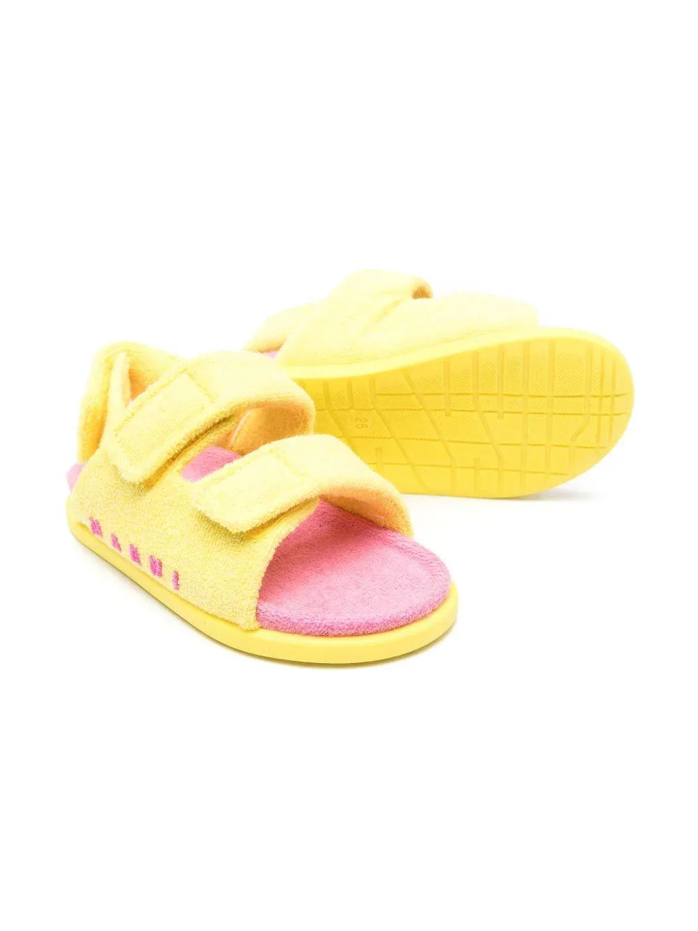 Sandali in spugna bicolor con strappi - Preludio Moda