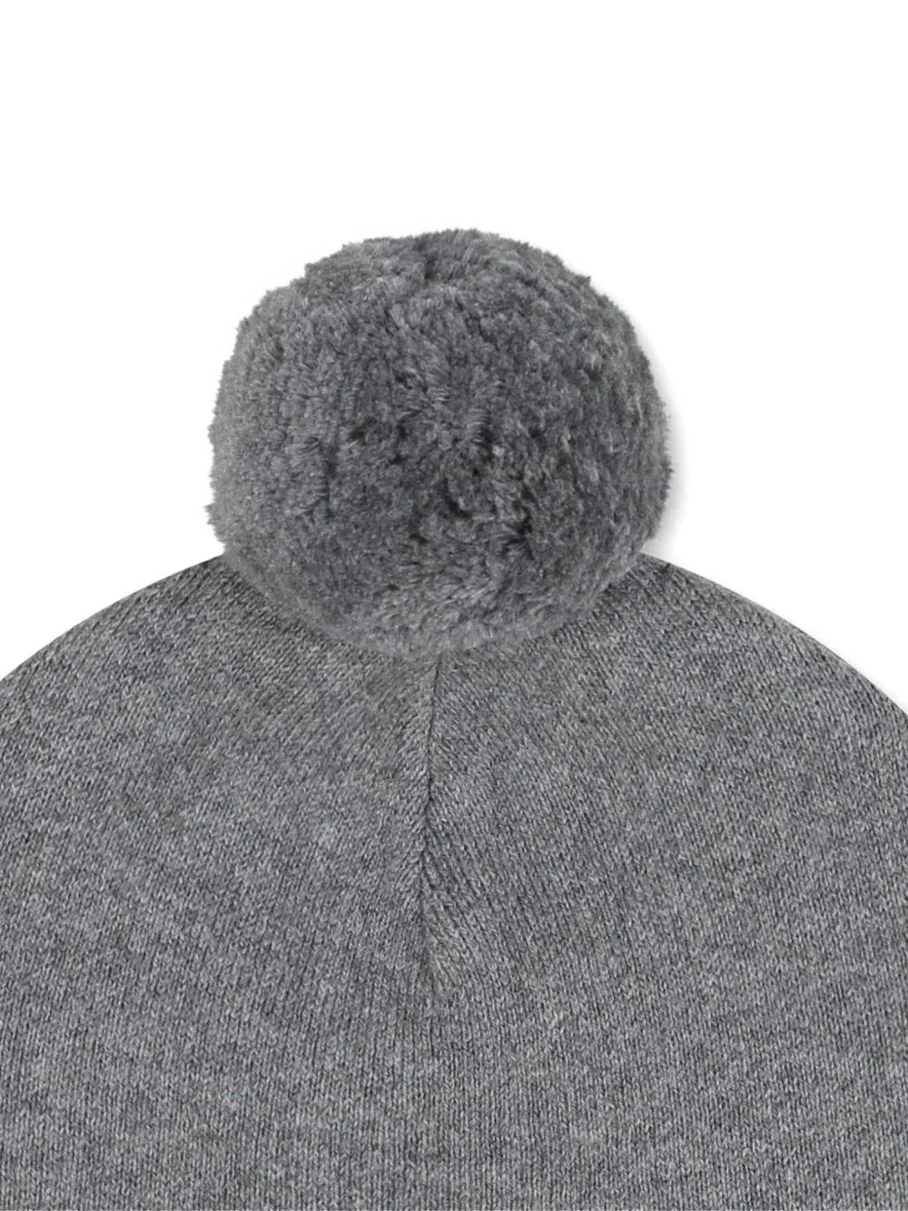 Berretto con Pompon e Logo Ricamato - Preludio Moda