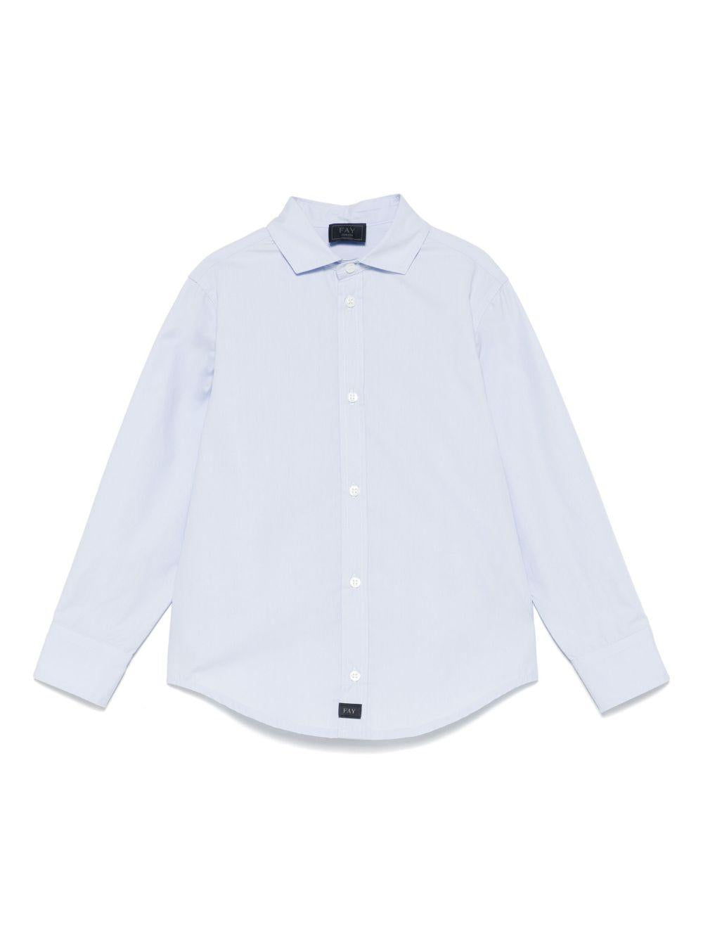 Camicia in cotone con colletto classico FW5Q20P0013 604 FAY KIDS