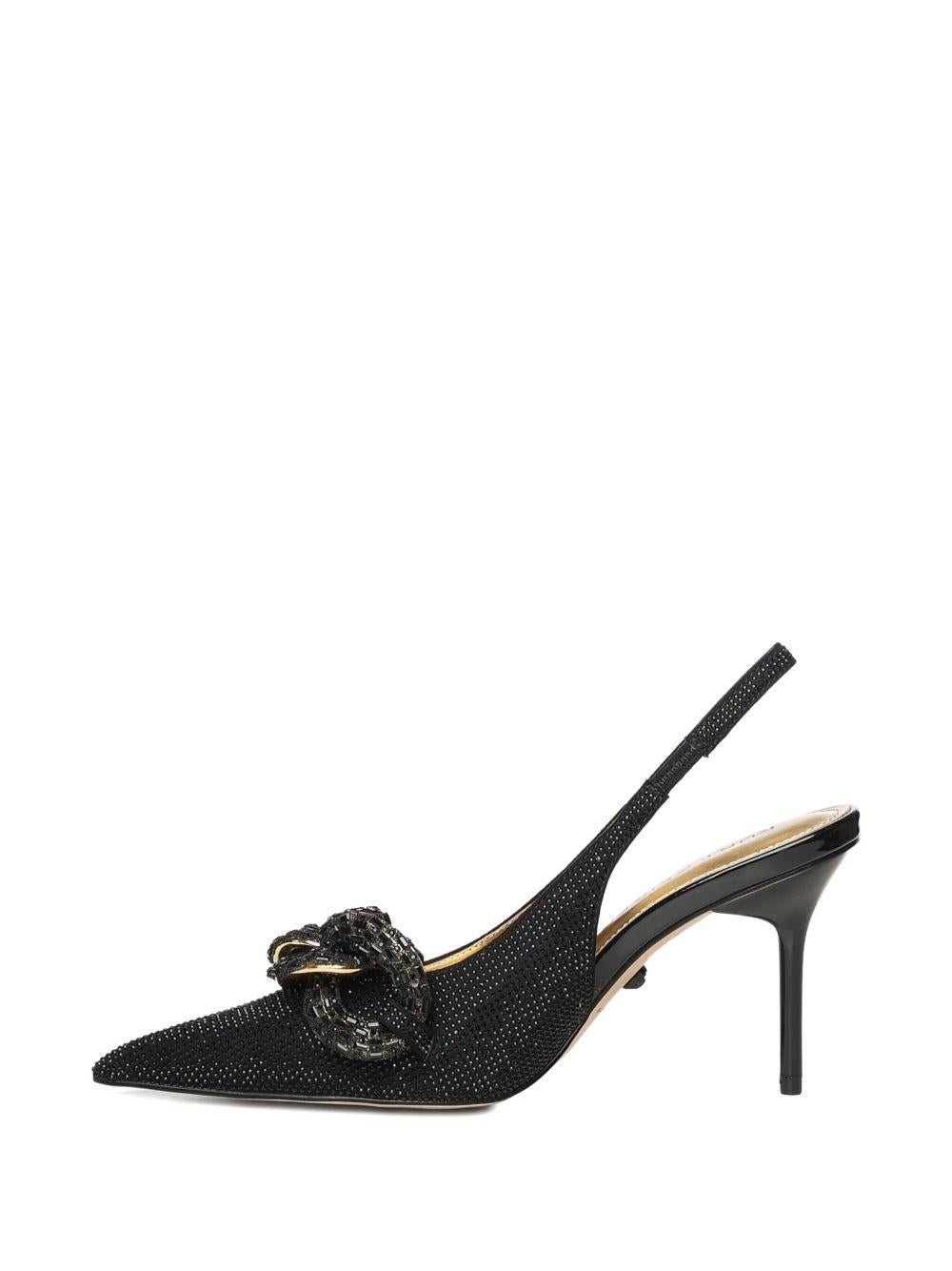 Pumps nere in tessuto con catena decorativa 4986500 609 KURT GEIGER