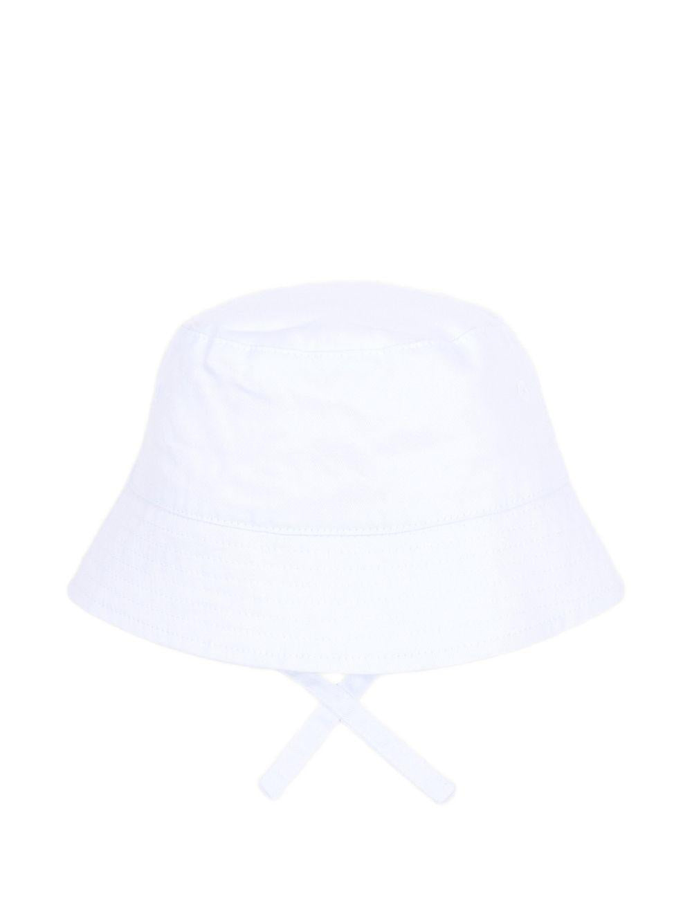 Cappello cloche in cotone con lacci J53103 10P BOSS KIDSWEAR