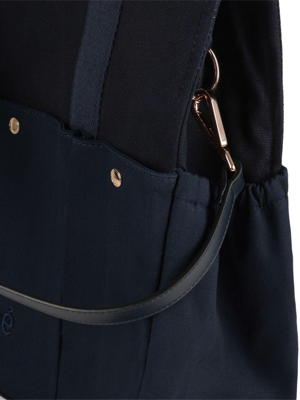 Borsa Fasciatoio con Ricamo e Pouch Interna C20764 859 CHLOE KIDS