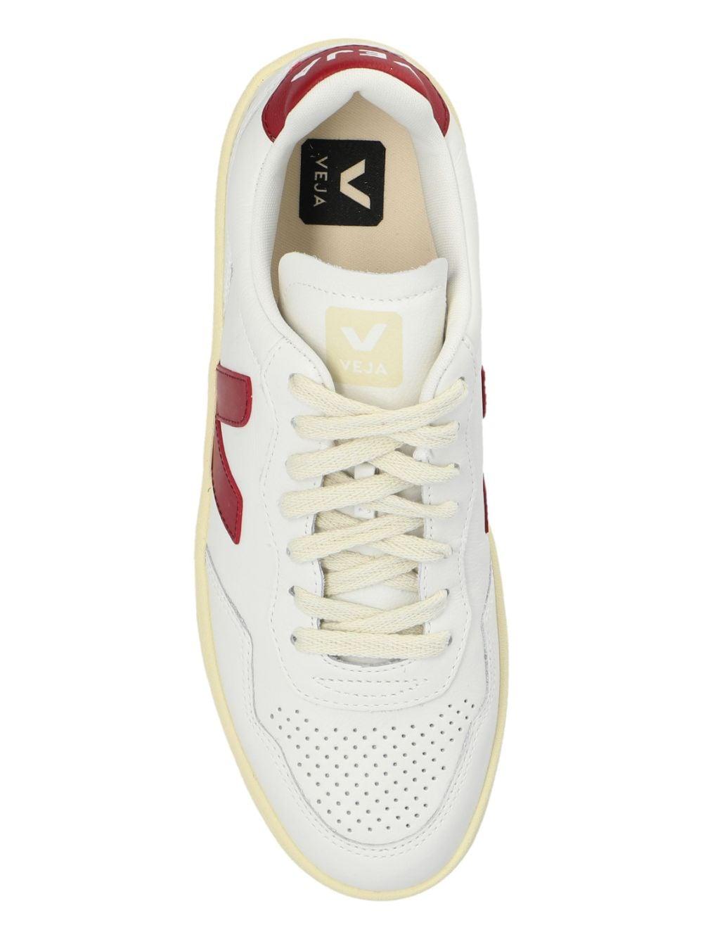 Sneakers v-90 bianche/marsala VD2003657 WHITEMARSALA VEJA