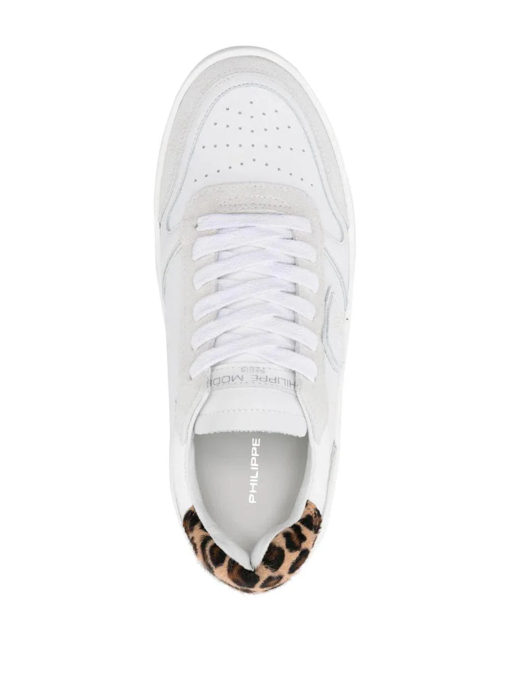 Sneaker Nice bianca/animalier donna - Preludio Moda