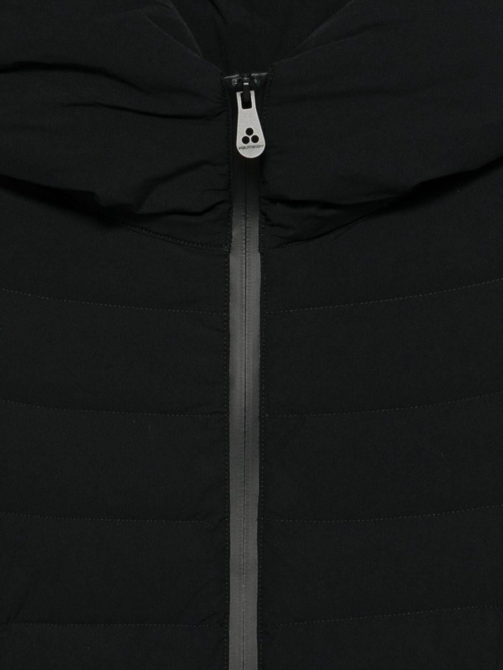 Cappotto nero con cappuccio lungo PED541801180662 NER PEUTEREY