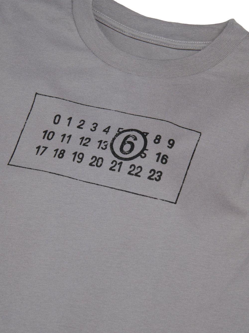 Set di tre T-shirt con stampa logo e scollo rotondo - Preludio Moda