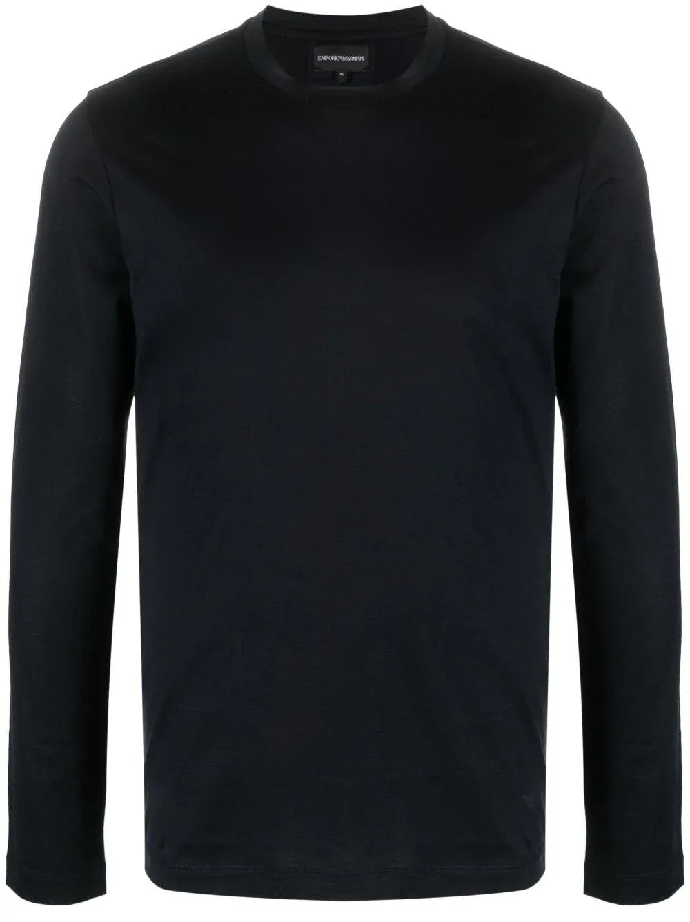 Maglione blu mezzanotte con logo allorlo - Preludio Moda