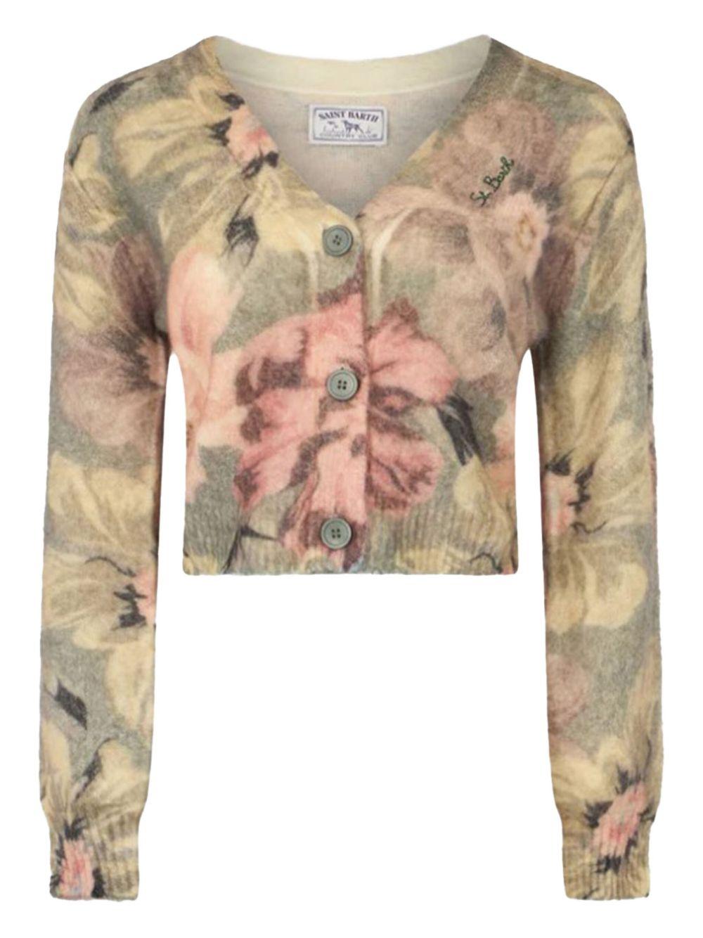 Cardigan Lyza fantasia floreale LYZ0007 00139G MC2 SAINT BARTH