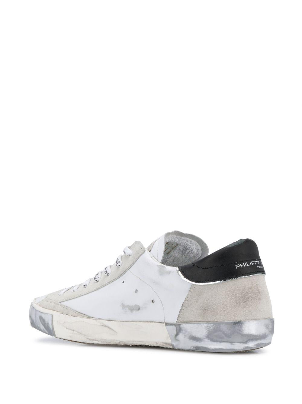 Sneakers con patch scudo e suola consumata PRLU MA02 PHILIPPE MODEL