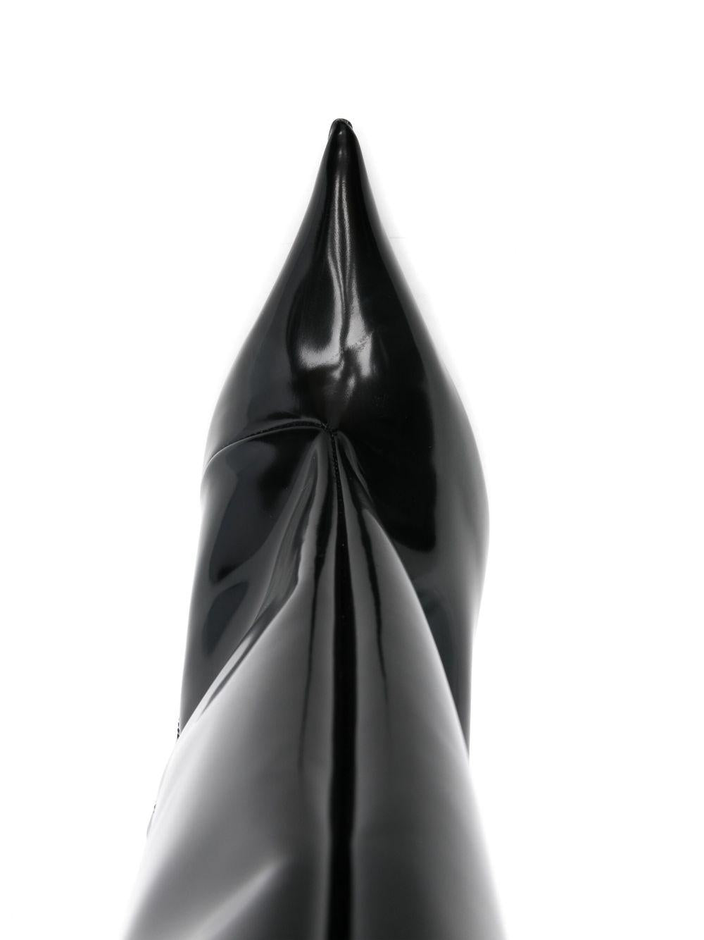 Stivali Neri aAlti Fang MUWFW2425SC053 CL001 MUGLER