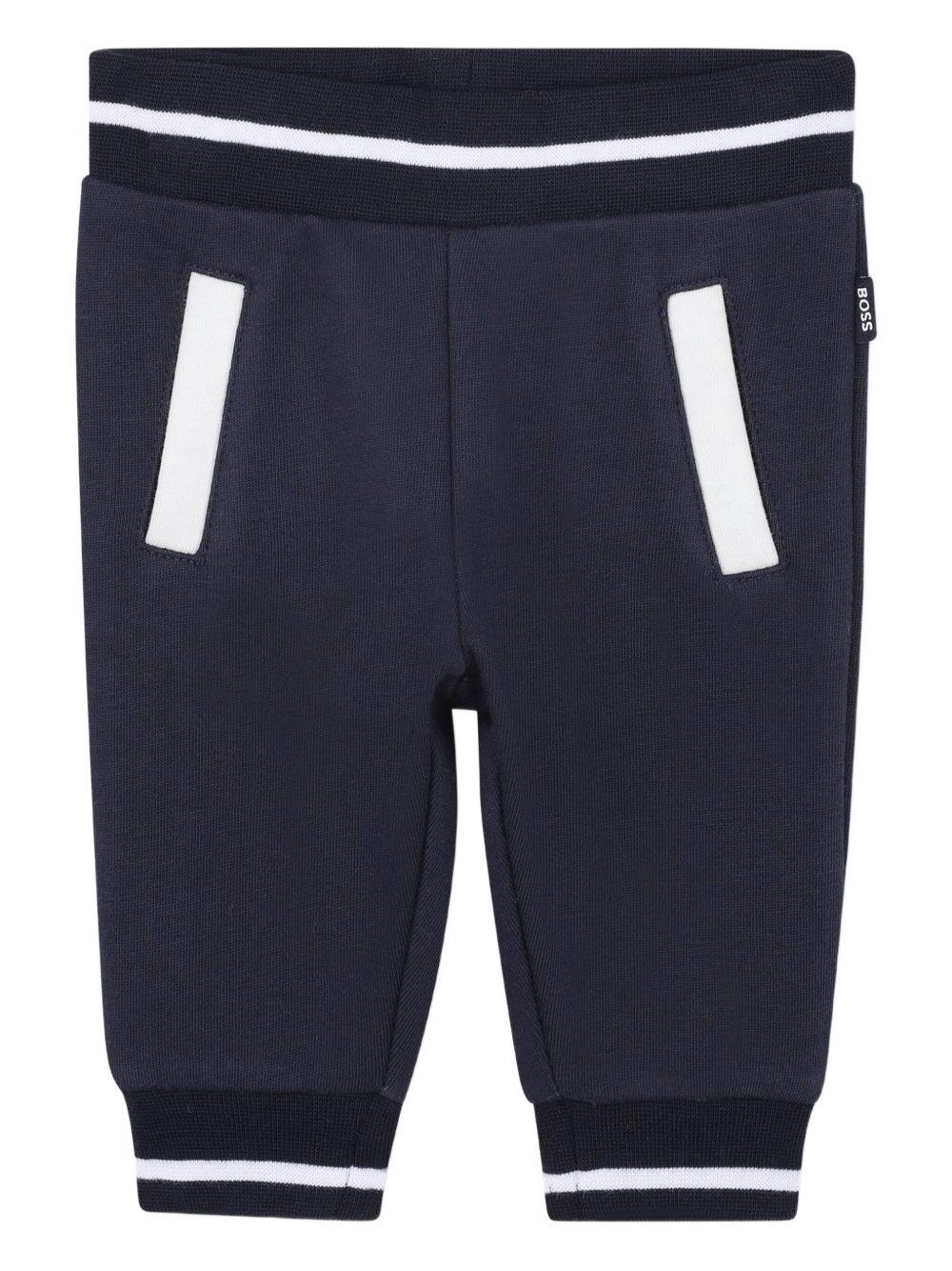 Tuta Sportiva in Cotone Biologico J52537 849 BOSS KIDS